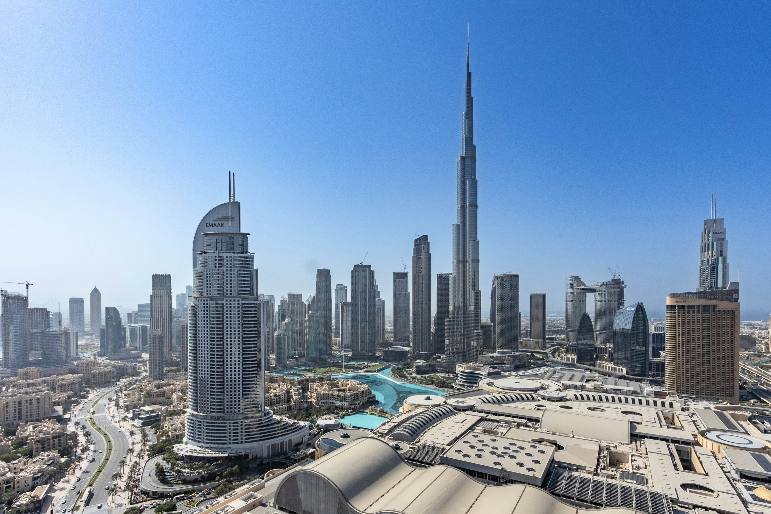 Dubai city skyline in daylight
